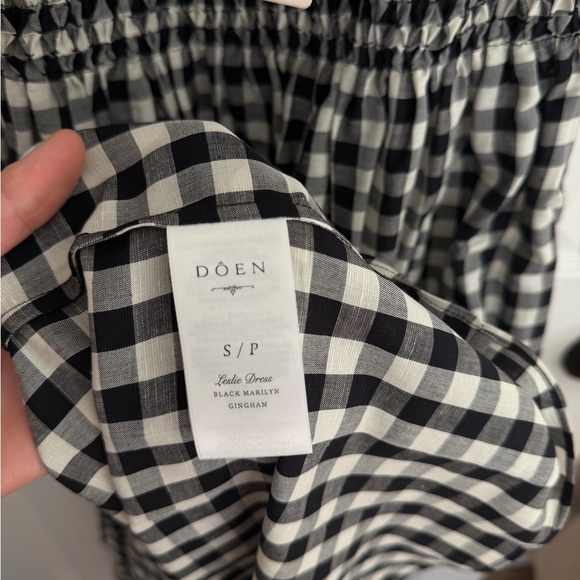 DÔEN Leslie Dress in Marilyn Gingham - Picture 9 of 9